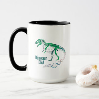 Taza Esqueleto de ADN de los dinosaurios - Código genét