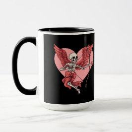 Taza Esqueleto de amor eterno Angel Mug