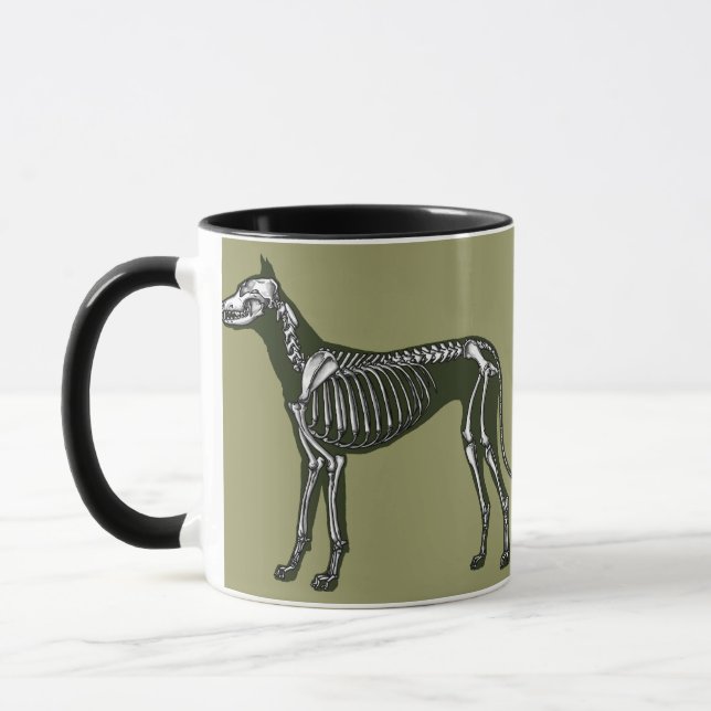 Taza Esqueleto de Great Dane (Izquierda)