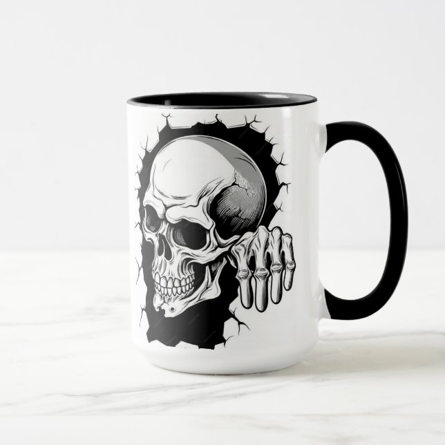 Taza Esqueleto de Halloween (Derecha)