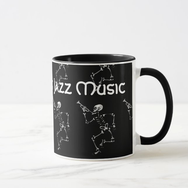 Taza Esqueleto de la música de jazz de Nueva Orleans 20 (Derecha)