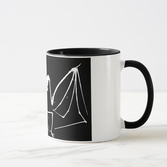 Taza Esqueleto del palo (Derecha)
