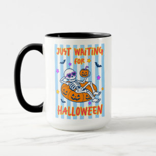 Taza Esqueleto esperando Halloween