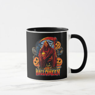 Taza Esqueleto malvado de Halloween, Calabaza