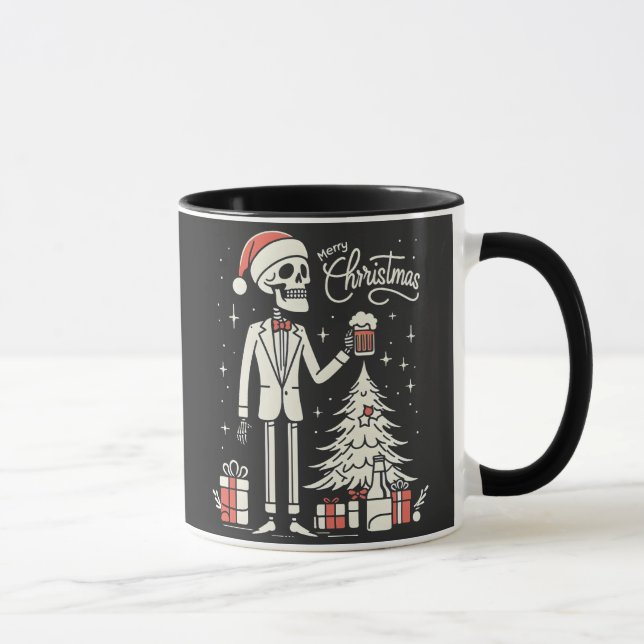 Taza Esqueleto navideño (Derecha)