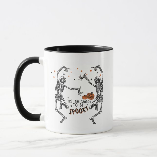 Taza Esqueletos bailarines Halloween (Izquierda)