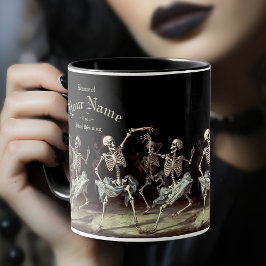 Taza Esqueletos danzantes Boda gótico