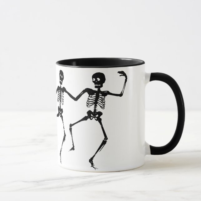 Taza Esqueletos del baile (Halloween) (Derecha)