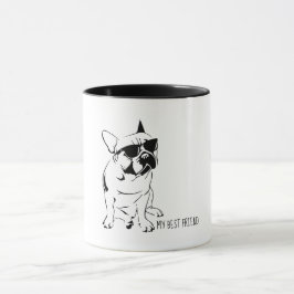 TAZA ESQUEMA DE BULLDOG ESTADOUNIDENSE