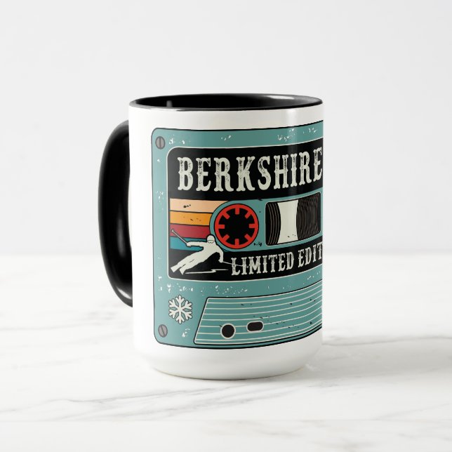 Taza Esquí Este de Retro Berkshire (Anverso izquierdo)
