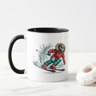 Taza Esquiador