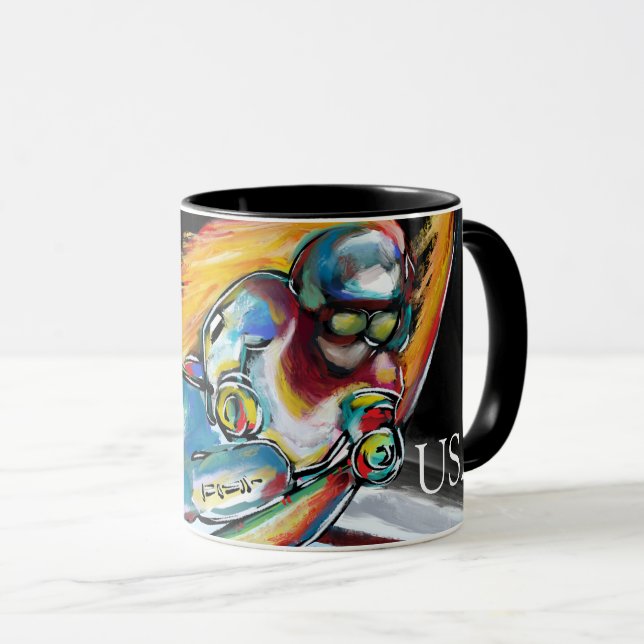 TAZA ESQUIADOR (Anverso derecho)