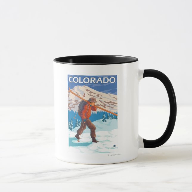 Taza Esquiador con SkisColorado (Derecha)