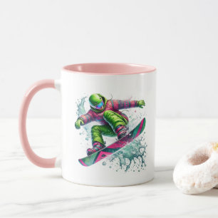 Taza Esquiador de nieve