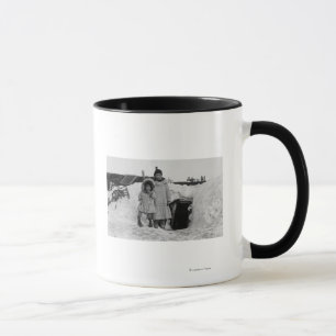 Taza Esquimales de Alaska fuera de su fotografía caser