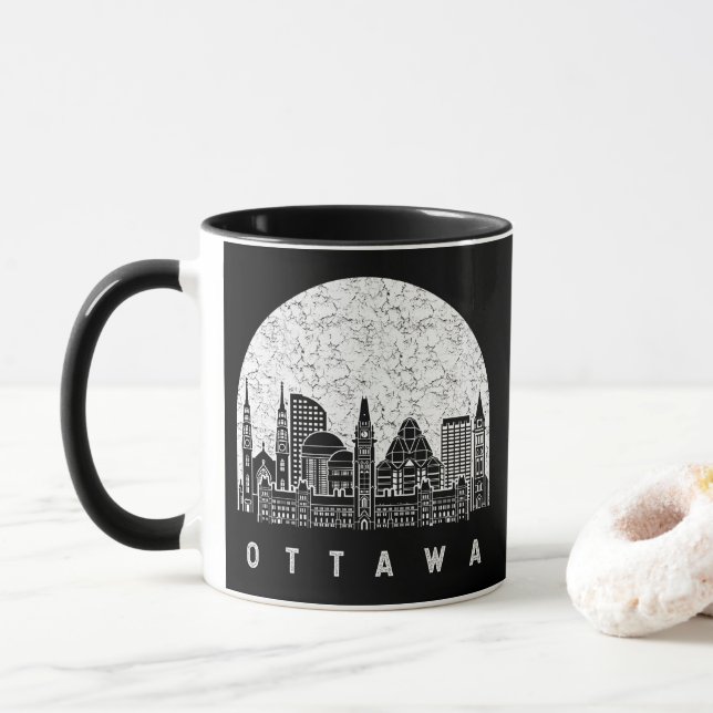 Taza Esquina de Ottawa Canada (Con donut)
