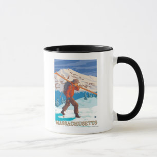 Taza Esquís que llevan de MassachusettsSkier