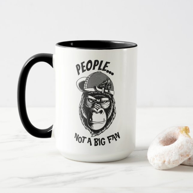 Taza está a punto de volverse salvaje, Black Ape (Con donut)