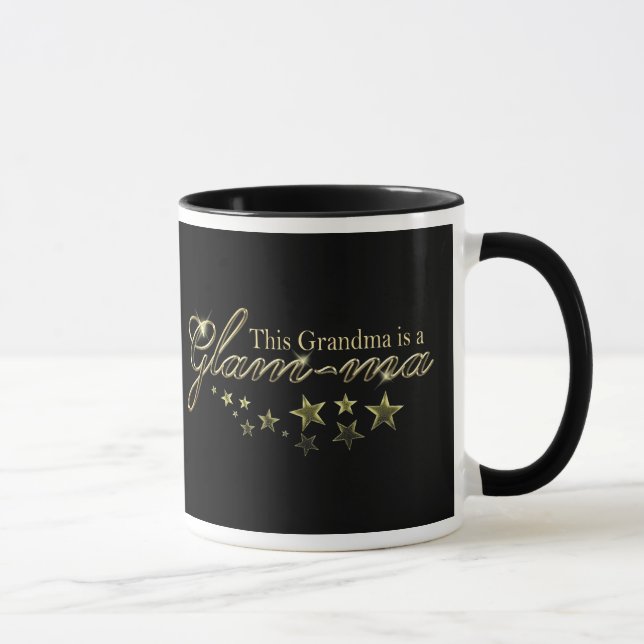 Taza Esta abuela es una mamá de glam (Derecha)