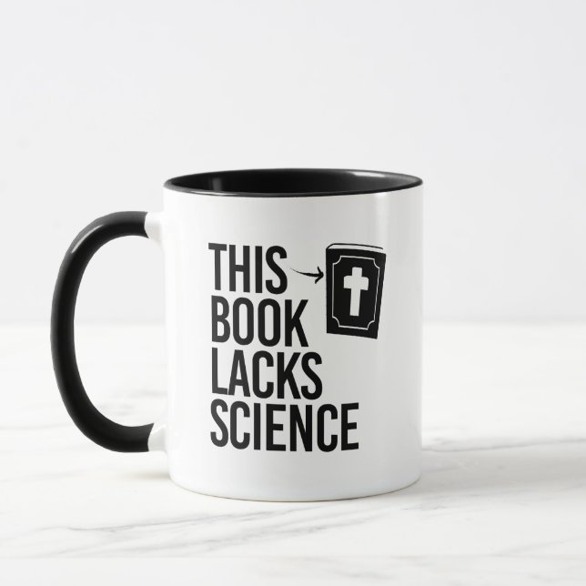 Taza Esta Biblia carece de ciencia (Izquierda)