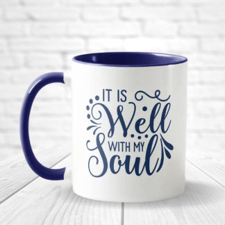Taza Está bien con mi Soul Cristiano Inspirador
