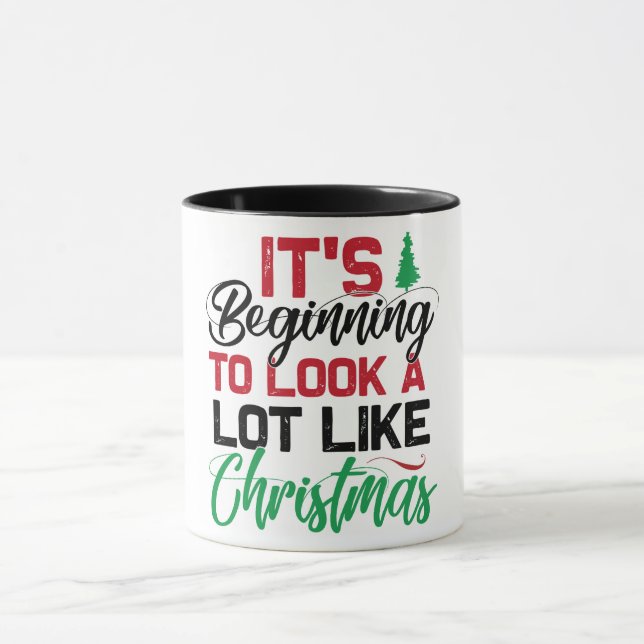 Taza Está empezando a parecer Navidades (Centro)