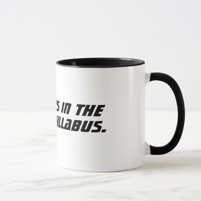Taza Está en el programa (Derecha)