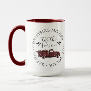Taza Esta es la temporada de Navidades del cacao calien