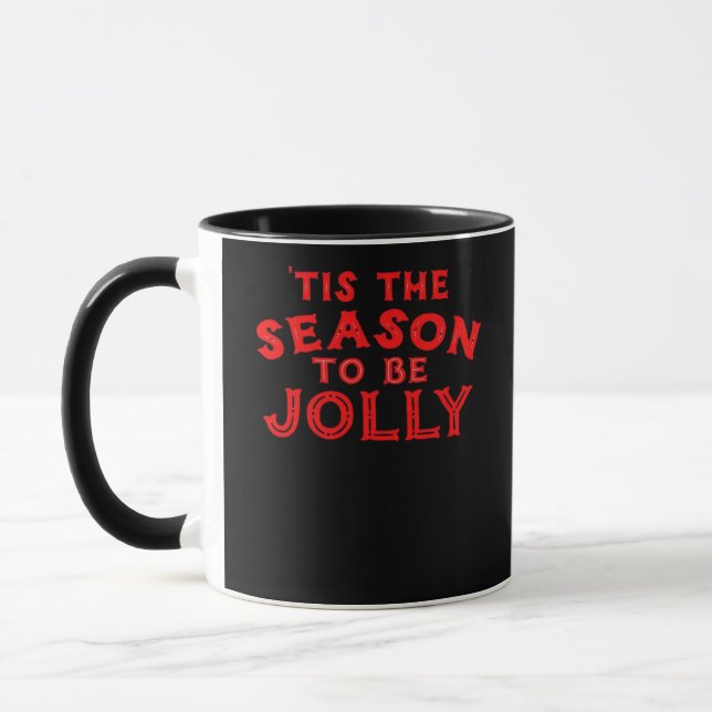 Taza Esta es la temporada Feliz Navidad (Izquierda)