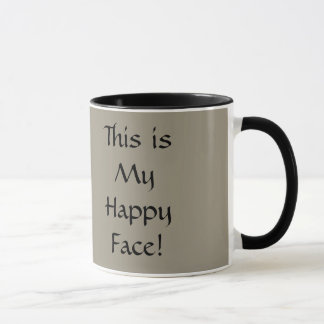 Taza ¡Ésta es mi cara feliz!
