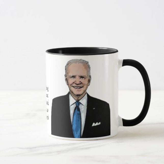 Taza ¡Esta Mug! Funny Fun Joe Biden Dad Name Mug (Derecha)