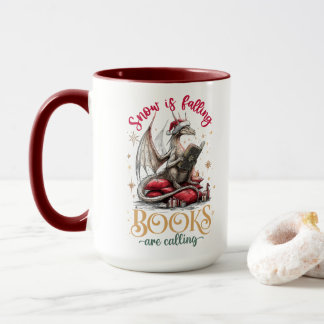 Taza Está nevando, los libros están llamando