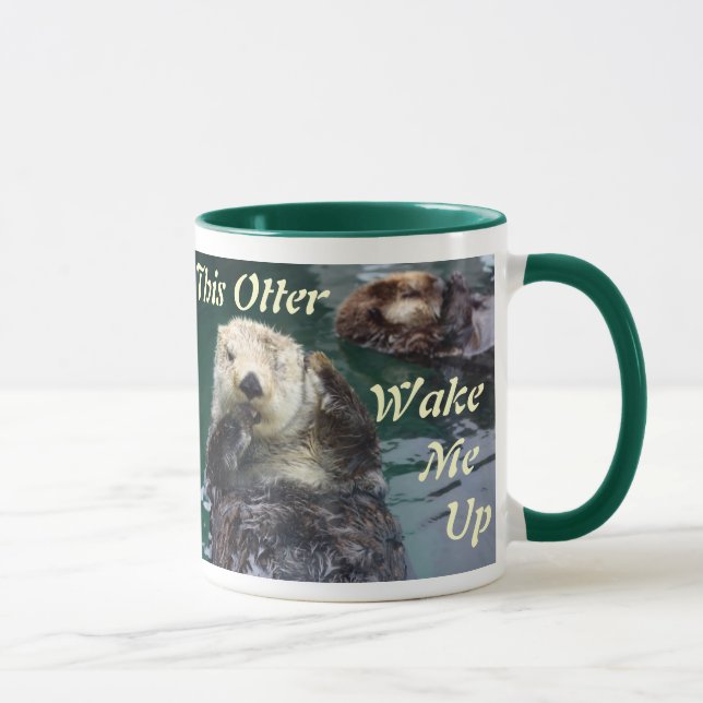Taza Esta "nutria" me despierta (Derecha)
