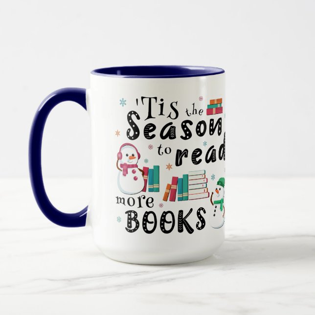 Taza ’Esta temporada para leer más libros (Izquierda)