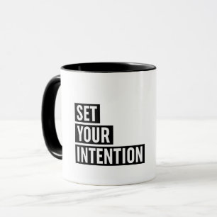 Taza Establecer su tipografía de intención