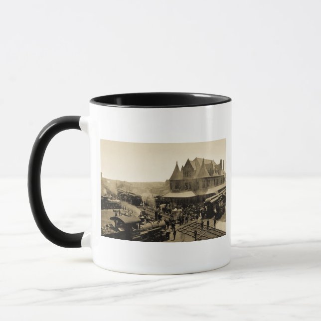 Taza Estación de la unión, Durand, Michigan (Izquierda)