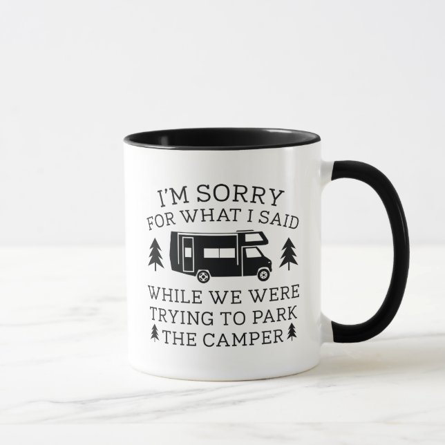 Taza Estacionar La Casa Rodante (Derecha)