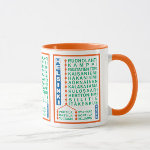 Taza Estaciones de metro de Helsinki