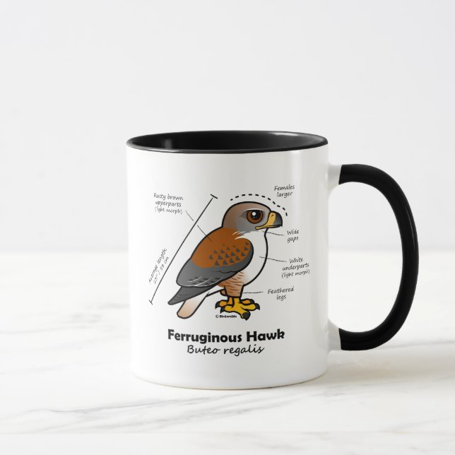 Taza Estadísticas ferruginosas del halcón (Derecha)