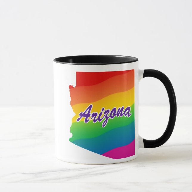 Taza Estado arcoiris de Arizona (Derecha)