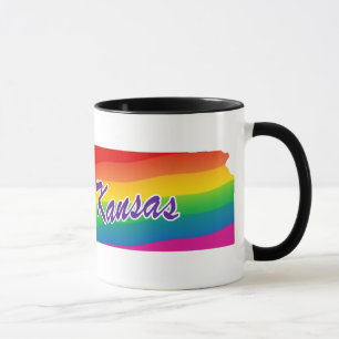 Taza Estado Arcoiris De Kansas