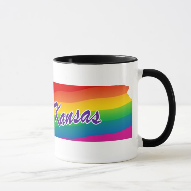 Taza Estado Arcoiris De Kansas (Derecha)