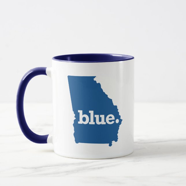 Taza Estado Azul Georgia (Izquierda)