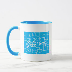 Taza Estado de Colorado Shape Mug