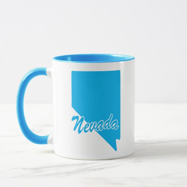 Taza Estado De Nevada Forma Mug (Izquierda)
