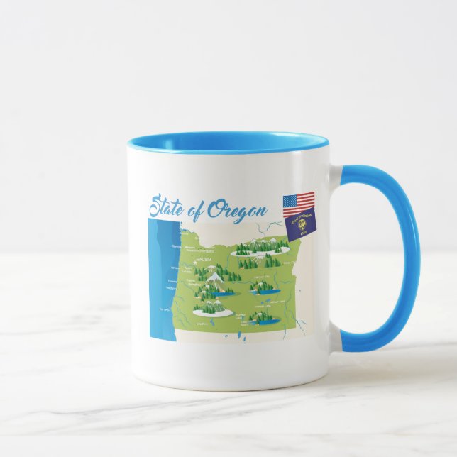 Taza Estado de Oregon (Derecha)