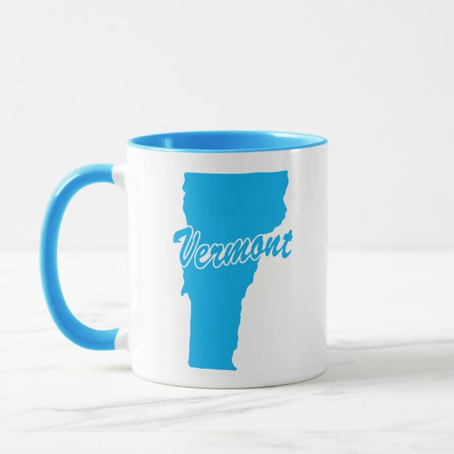 Taza Estado De Vermont Shape Mug (Izquierda)