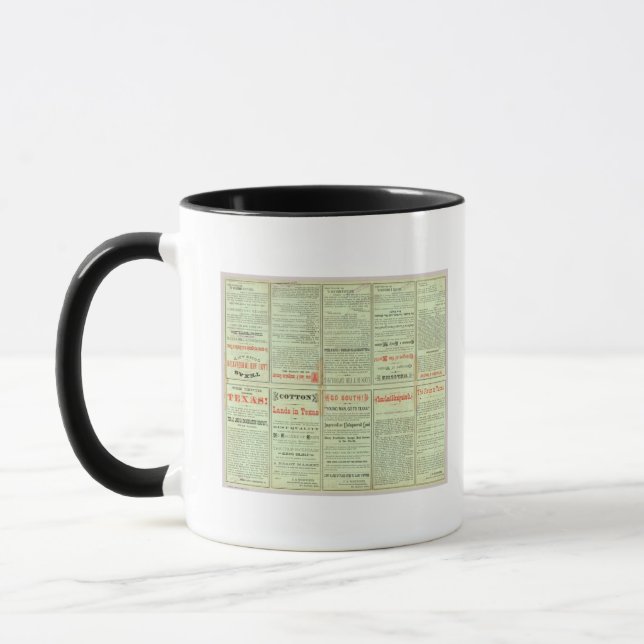 Taza Estado de Verso de Texas (Izquierda)