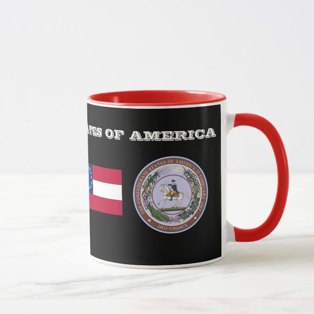 Taza Estados Confederados de América Mug Histórico (Derecha)