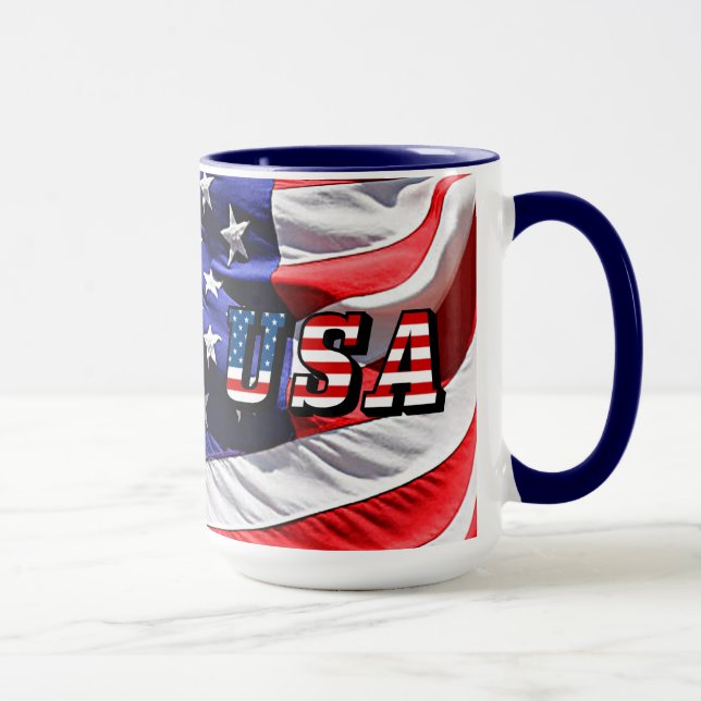Taza Estados Unidos - Bandera estadounidense (Derecha)